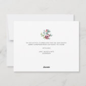 Faire-part moderne Joyeux Noël en mouvement (Dos)