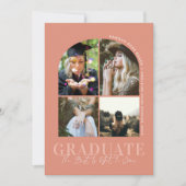 Faire-part Moderne Minimal Graduation simple Arché 4 Photo (Devant)