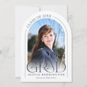 Faire-part moderne minimaliste Arc de la Marine (Devant)