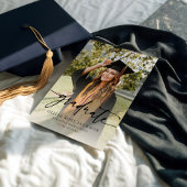 Faire-part moderne moderne de graduation photo Déc