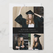 Faire-part Moderne multi photo minimaliste (Devant)