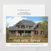 Faire-part Moderne Notre nouvelle maison Changement d'adresse (Devant / Derrière)
