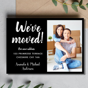 Faire-part Moderne Nous avons déménagé Nouveau Changement d'a