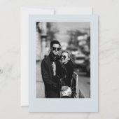 Faire-part Moderne Nous sommes engagés avec les couples Fianç (Dos)