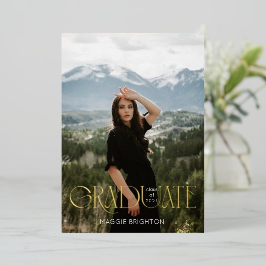 Faire-part moderne scénarisé 2023 (Debout devant)