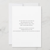 Faire-part Moderne simple Script superposition photo 2023 Gra (Dos)