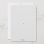 Faire-part Moderne Simple Vellum Blanc Photo Graduation (Dos)