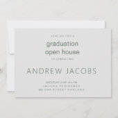 Faire-part moderne tendance (Dos)