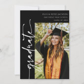 Faire-part Moderne tendance 3 Photo Collage Graduation (Devant)