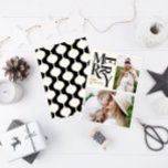 Faire-part Moderne vintage rétro Chritsmas en or noir photo U<br><div class="desc">Graphique vintage moderne typographie noir et or Carte Chritsmas. Une partie d'une collection de vacances audacieuse et amusante.</div>
