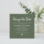 Faire-part Modifier le script de date Moderne Calligraphie Ve (Debout devant)