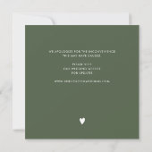 Faire-part Modifier le script de date Moderne Calligraphie Ve (Dos)