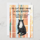 Faire-part Moi et mon chat avons fait une Annonce (Devant)
