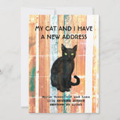 Faire-part Mon chat et moi avons déménagé Annonce (Devant)