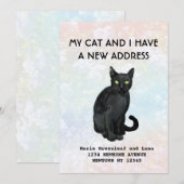Faire-part Mon chat et moi avons fait une annonce (Devant / Derrière)