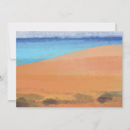 Faire-part Mon chien et moi avons fait une annonce (Dos)