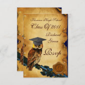 FAIRE-PART MONOGRAMME DE GRADUM DU PARCHEMENT DE LA BOULE BRO (Devant / Derrière)