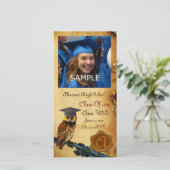 FAIRE-PART MONOGRAMME DE GRADUM DU PARCHEMENT DE LA BOULE BRO (Debout devant)