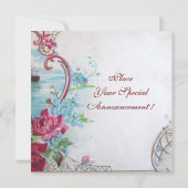 FAIRE-PART MONOGRAMME ROMANTİCA (Dos)