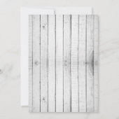 Faire-part Monogramme Rustique Blanc Enregistrer La Date Anno (Dos)