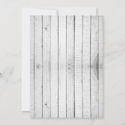 Faire-part Monogramme Rustique Blanc Enregistrer La Date Anno (Dos)