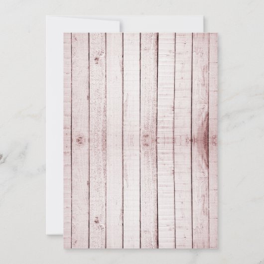 Faire-part Monogramme Rustique Rose Enregistrer La Date Annon (Dos)