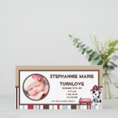 Faire-part Moteur de feu Nojo 4x8 (Debout devant)