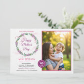 Faire-part Mother's day mini session template (Debout devant)