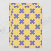 Faire-part Motif géométrique 18 (Devant / Derrière)