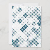 Faire-part Motif géométrique 24 (Dos)