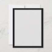 Faire-part Motif sans couleur foncée avec papillons bleus Mor (Dos)