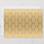 Faire-part Motif Vintage de luxe 2 (Dos)