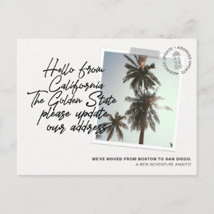 Faire-part Moving Destination State de Californie