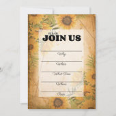 Faire-part multi-usage à remplir à l'ancienne avec (Devant)