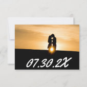 Faire-part multiphoto de texte moderne (Dos)