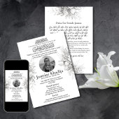 Faire-part musulmane de la mort Femme Janaza Prièr