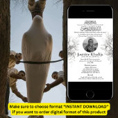 Faire-part musulmane de la mort Femme Janaza Prièr