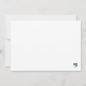 Faire-part Naissance de chien et de bébé (Dos)