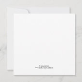 Faire-part Naissance de cigogne (Dos)