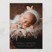 Faire-part naissance d'un bébé (Devant)