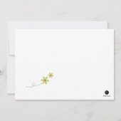 Faire-part Naturel - Annonce de naissance photo (Dos)