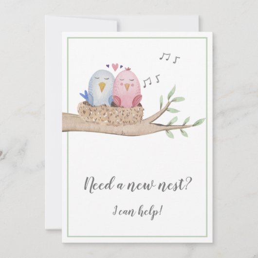 Faire-part Nécessité d'un nouveau marketing immobilier (Devant)