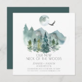 Faire-part Neck of the Woods | Modern Moving Announcement (Devant / Derrière)