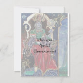 Faire-part NEUROMANCER, bleu rouge noir (Dos)