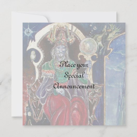 Faire-part NEUROMANCER, rouge bleu violet (Dos)