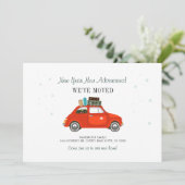 Faire-part New Adventures Simple Change of Address Moving (Debout devant)