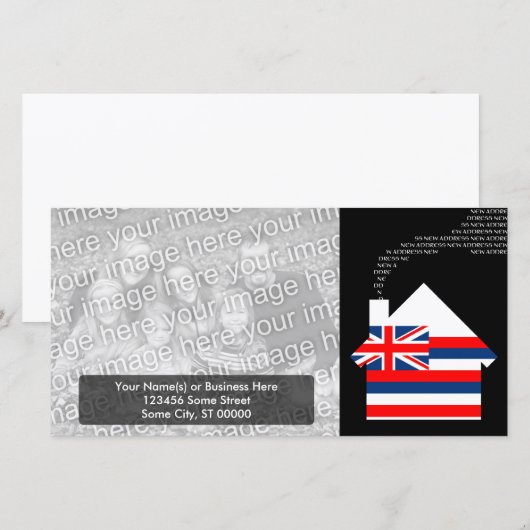 Faire-part new hawaii addrdr (Devant / Derrière)