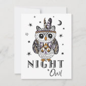 Faire-part Night Owl (Devant)