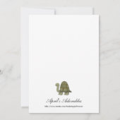 Faire-part Noah's Ark Christian Baby Annonce (Dos)