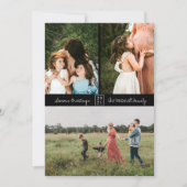 Faire-part Noir photo minimum 3 (Devant)